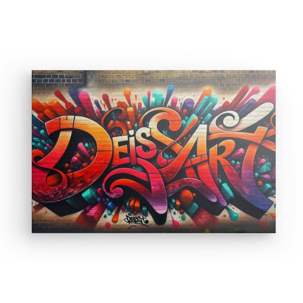 Urban Artistry - Bold Graffiti Canvas Print