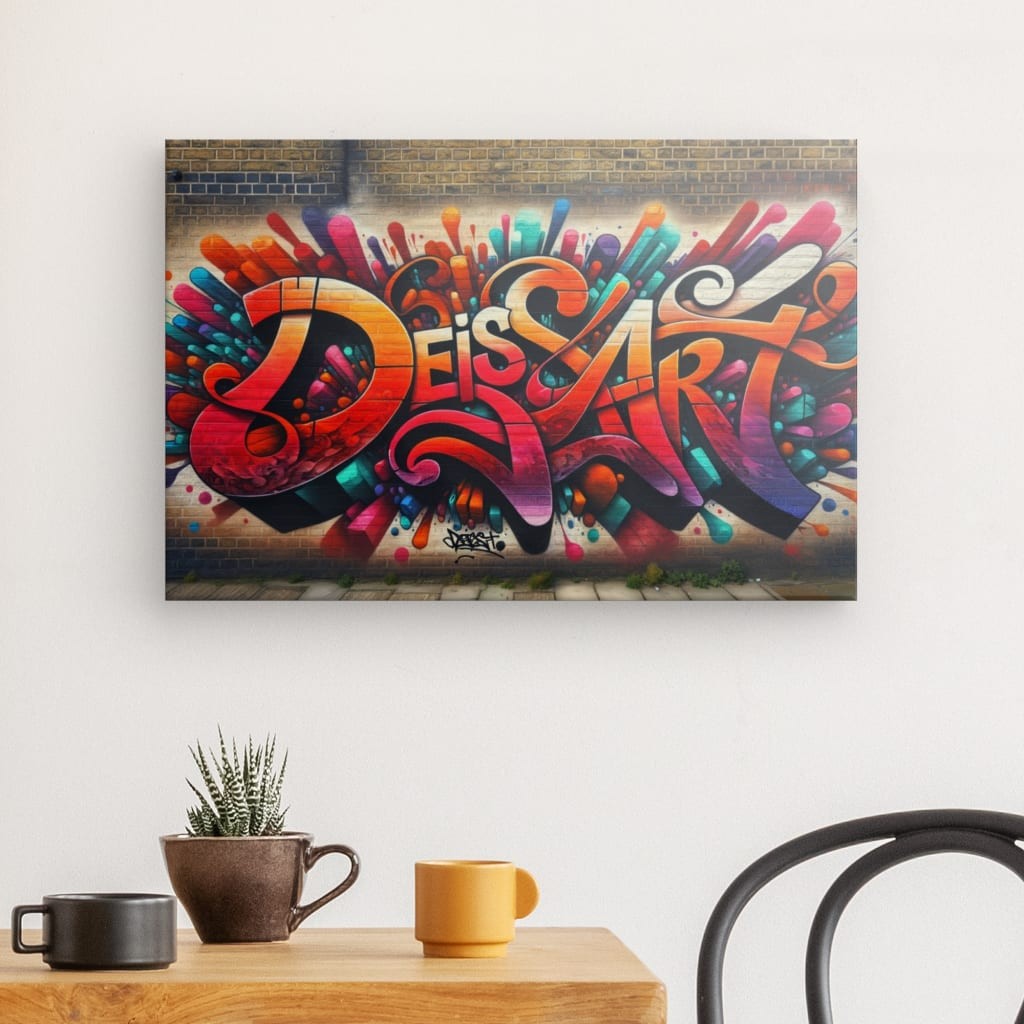 Urban Artistry - Bold Graffiti Canvas Print