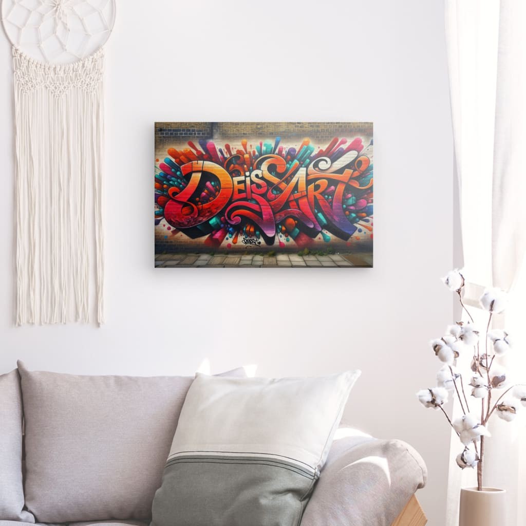 Urban Artistry - Bold Graffiti Canvas Print