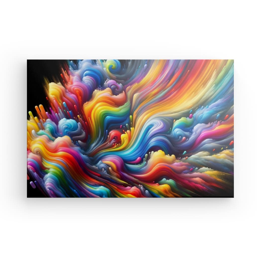 Color Explosion - Vibrant Canvas Artwork