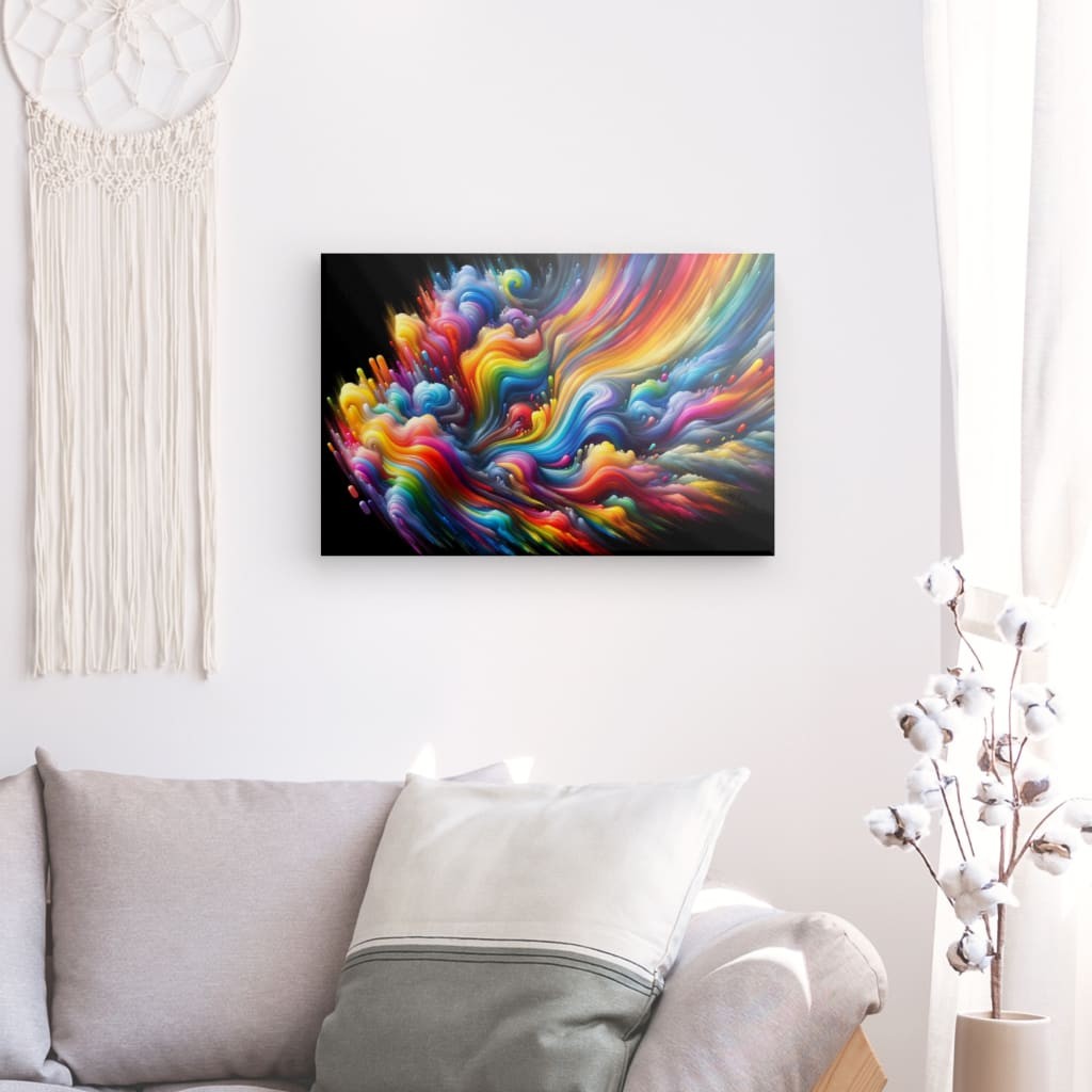 Color Explosion - Vibrant Canvas Artwork